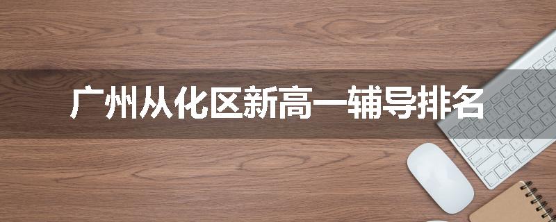 广州从化区新高一辅导排名