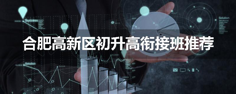 合肥高新区初升高衔接班推荐