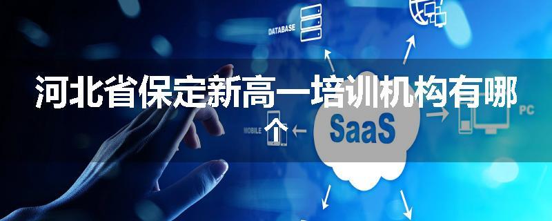 河北省保定新高一培训机构有哪个