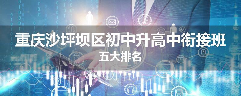 重庆沙坪坝区初中升高中衔接班五大排名