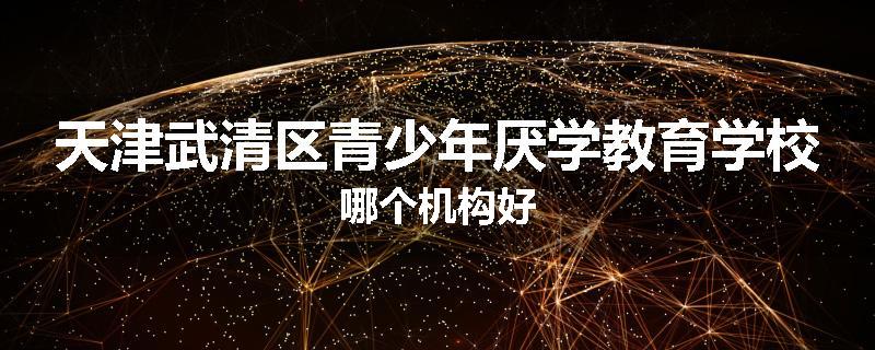 天津武清区青少年厌学教育学校哪个机构好