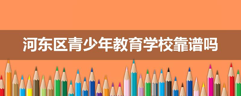 河东区青少年教育学校靠谱吗