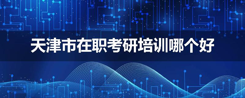 天津市在职考研培训哪个好