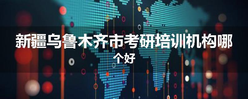 新疆乌鲁木齐市考研培训机构哪个好