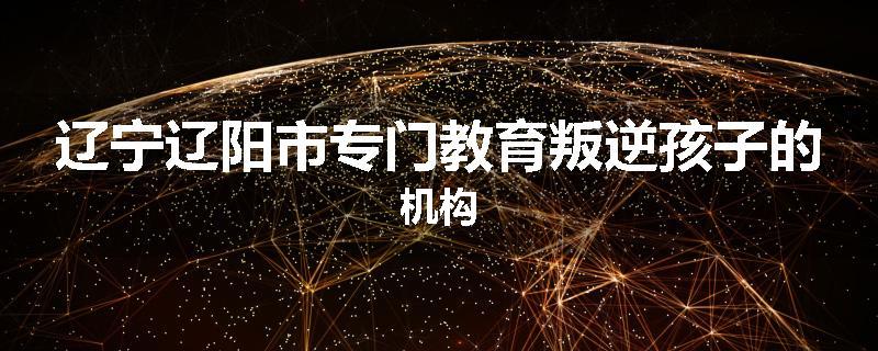 辽宁辽阳市专门教育叛逆孩子的机构