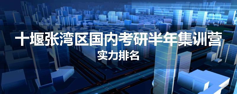 十堰张湾区国内考研半年集训营实力排名