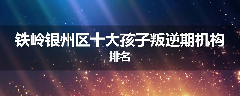 铁岭银州区十大孩子叛逆期机构排名