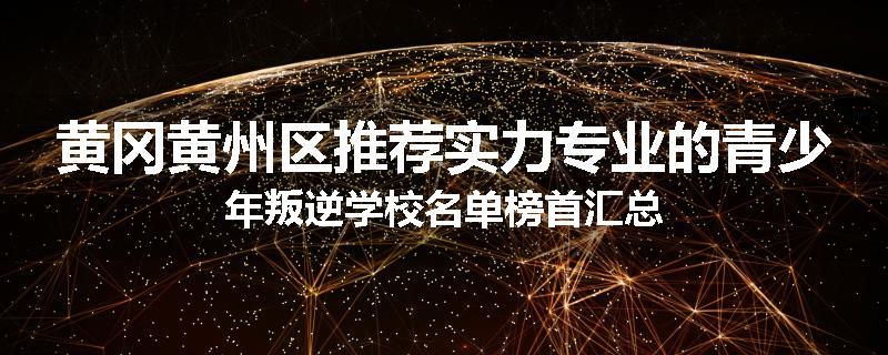 黄冈黄州区推荐实力专业的青少年叛逆学校名单榜首汇总