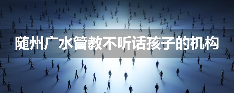随州广水管教不听话孩子的机构