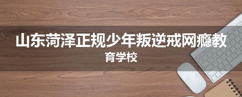 山东菏泽正规少年叛逆戒网瘾教育学校