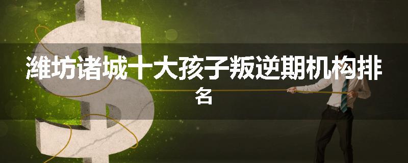 潍坊诸城十大孩子叛逆期机构排名
