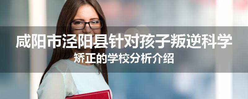 咸阳市泾阳县针对孩子叛逆科学矫正的学校分析介绍