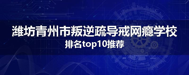 潍坊青州市叛逆疏导戒网瘾学校排名top10推荐