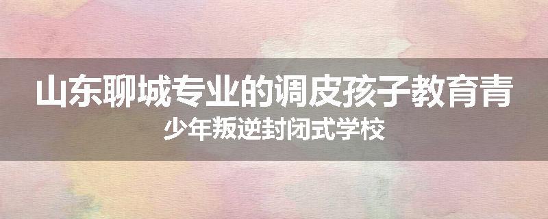山东聊城专业的调皮孩子教育青少年叛逆封闭式学校