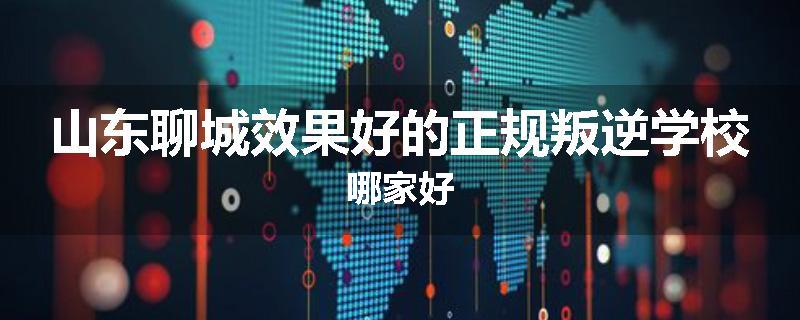 山东聊城效果好的正规叛逆学校哪家好