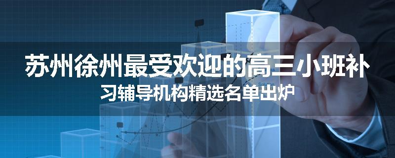 苏州徐州最受欢迎的高三小班补习辅导机构精选名单出炉