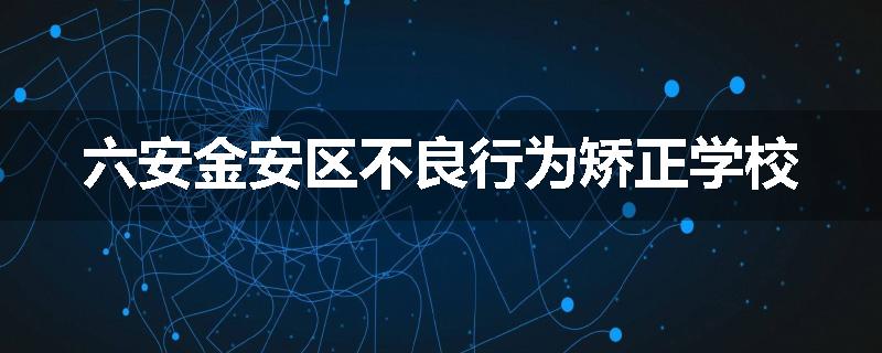 六安金安区不良行为矫正学校