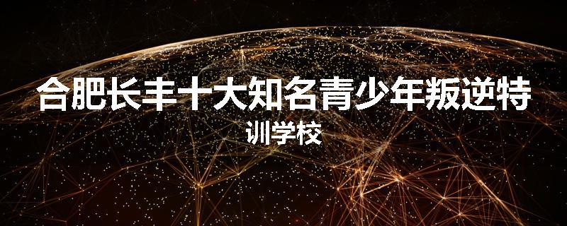合肥长丰十大知名青少年叛逆特训学校