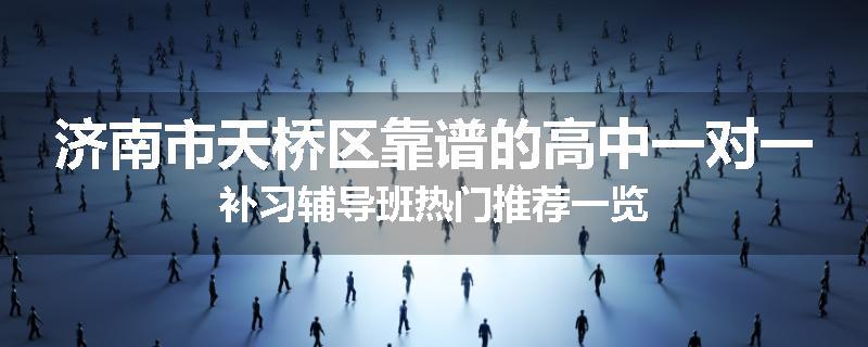 济南市天桥区靠谱的高中一对一补习辅导班热门推荐一览