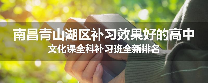 南昌青山湖区补习效果好的高中文化课全科补习班全新排名