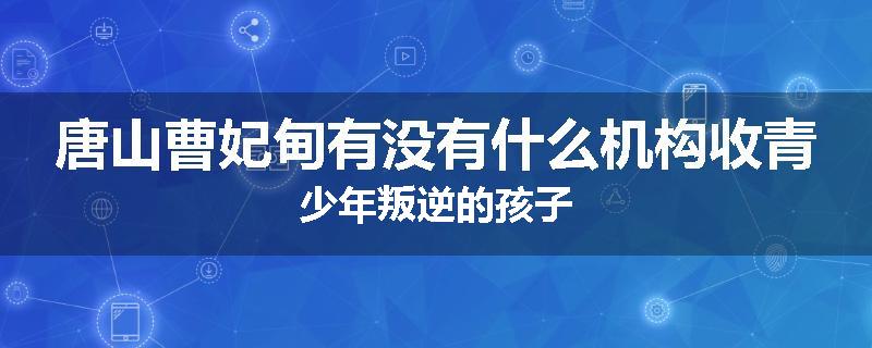 唐山曹妃甸有没有什么机构收青少年叛逆的孩子