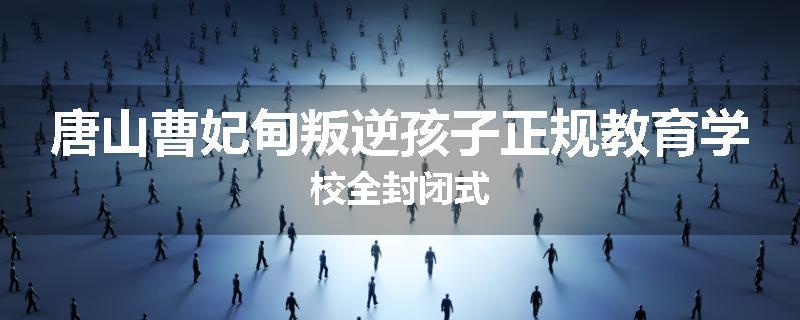 唐山曹妃甸叛逆孩子正规教育学校全封闭式