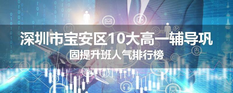 深圳市宝安区10大高一辅导巩固提升班人气排行榜