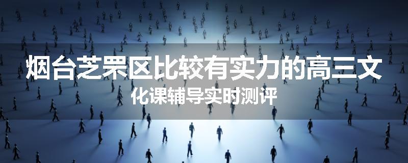 烟台芝罘区比较有实力的高三文化课辅导实时测评