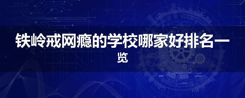 铁岭戒网瘾的学校哪家好排名一览