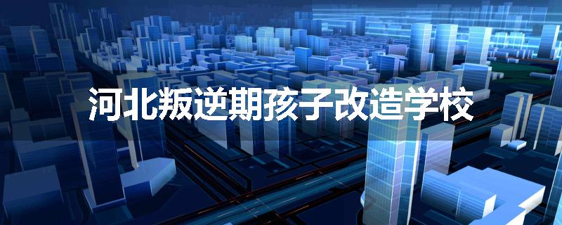 河北叛逆期孩子改造学校