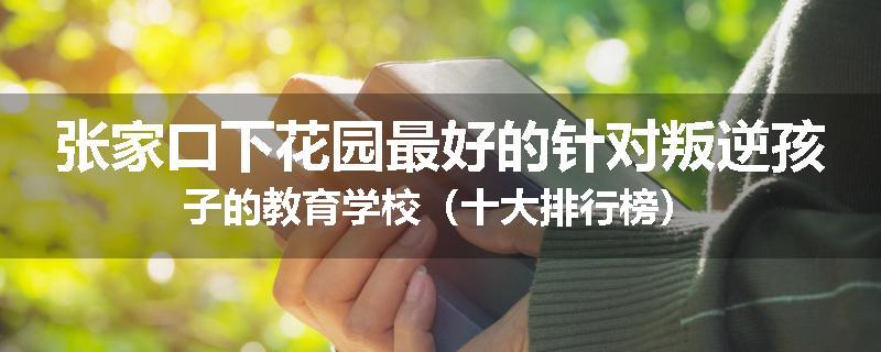 张家口下花园最好的针对叛逆孩子的教育学校（十大排行榜）