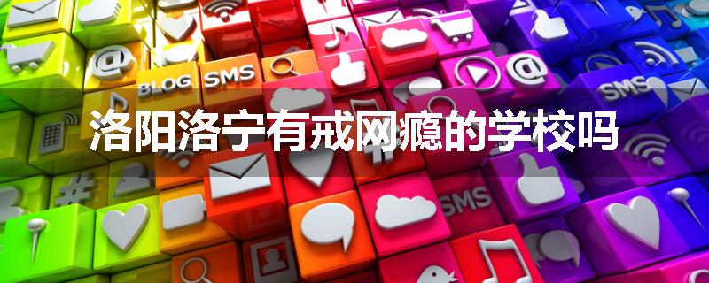 洛阳洛宁有戒网瘾的学校吗
