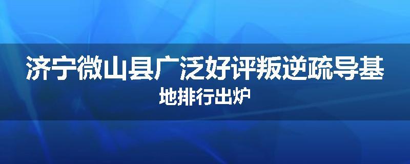 济宁微山县广泛好评叛逆疏导基地排行出炉