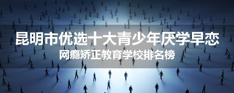 昆明市优选十大青少年厌学早恋网瘾矫正教育学校排名榜