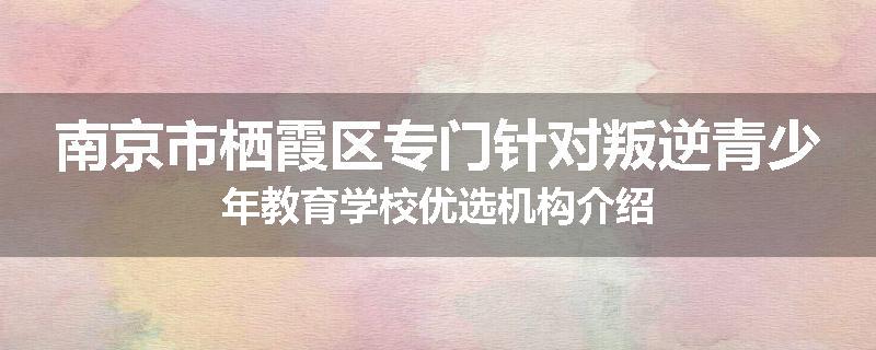 南京市栖霞区专门针对叛逆青少年教育学校优选机构介绍