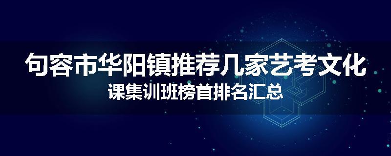 句容市华阳镇推荐几家艺考文化课集训班榜首排名汇总
