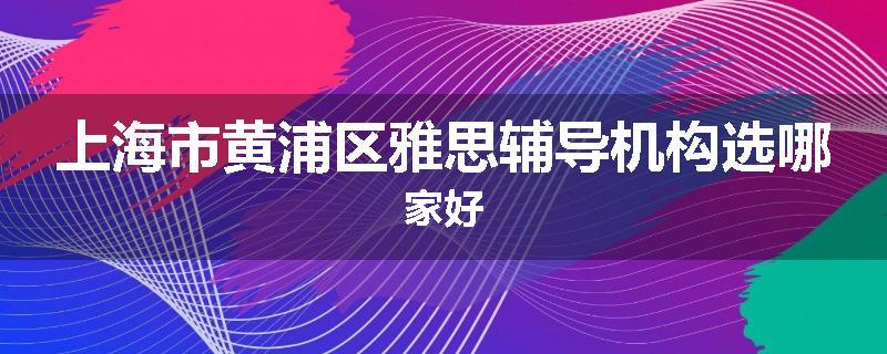 上海市黄浦区雅思辅导机构选哪家好