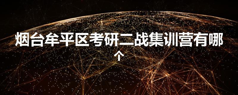 烟台牟平区考研二战集训营有哪个