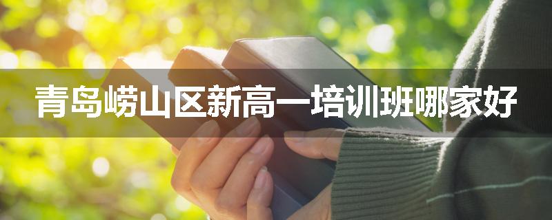 青岛崂山区新高一培训班哪家好