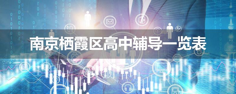 南京栖霞区高中辅导一览表