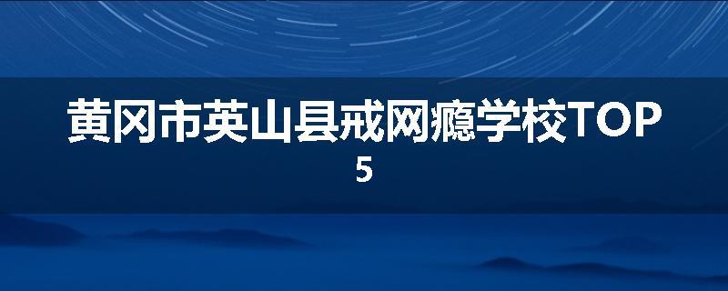 黄冈市英山县戒网瘾学校TOP5