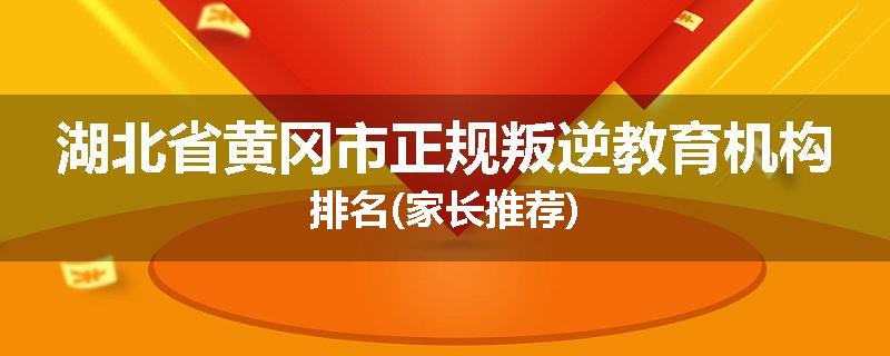 湖北省黄冈市正规叛逆教育机构排名(家长推荐)