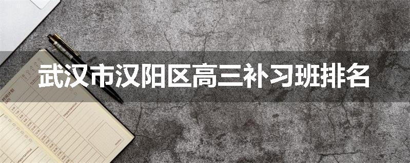 武汉市汉阳区高三补习班排名