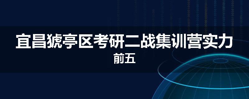 宜昌猇亭区考研二战集训营实力前五