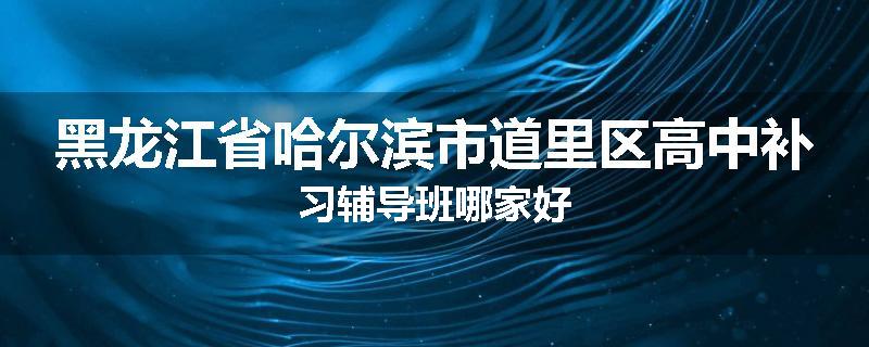 黑龙江省哈尔滨市道里区高中补习辅导班哪家好