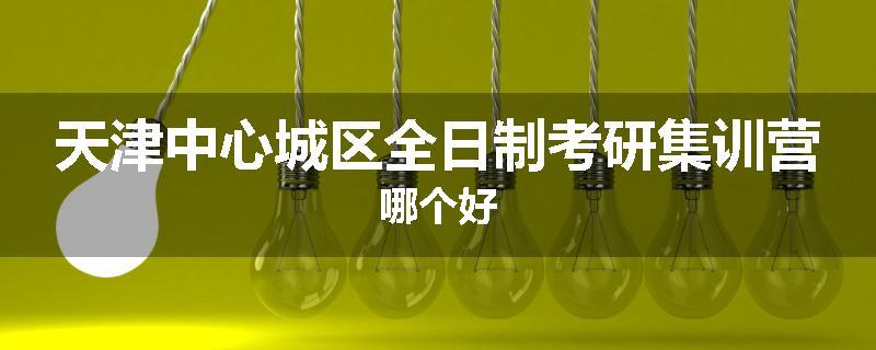 天津中心城区全日制考研集训营哪个好