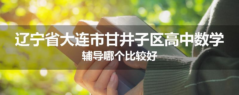 辽宁省大连市甘井子区高中数学辅导哪个比较好