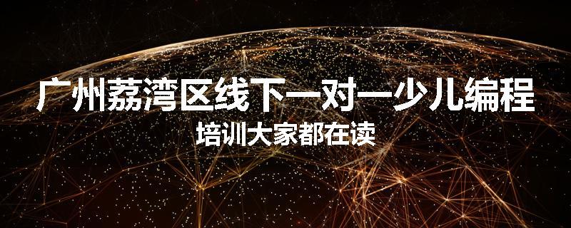 广州荔湾区线下一对一少儿编程培训大家都在读