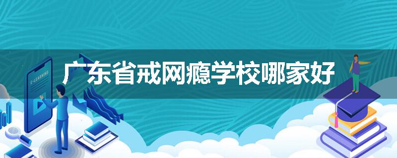 广东省戒网瘾学校哪家好