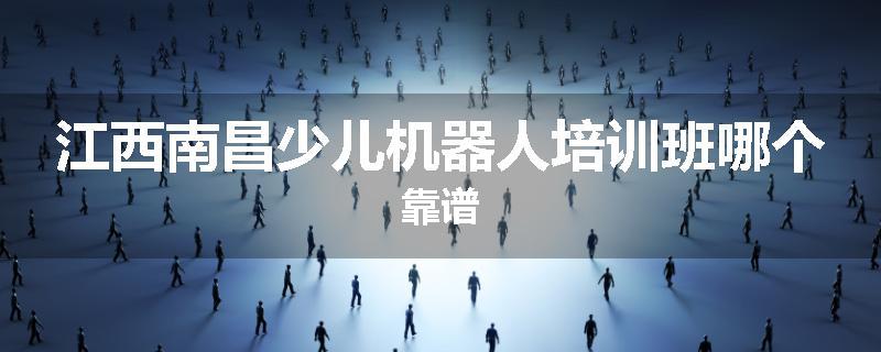 江西南昌少儿机器人培训班哪个靠谱